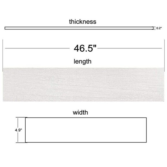 Art3d 10-Sheets Peel and Stick Reclaimed Barn Wood Planks for Wall White-Washed - Picture 8 of 9